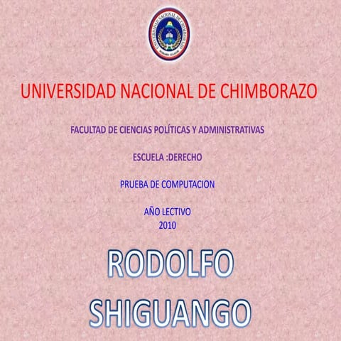 (Trabajo de computacion) rodolfo shiguango 2010