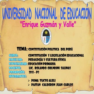 Trabajo de constitución  para el profe