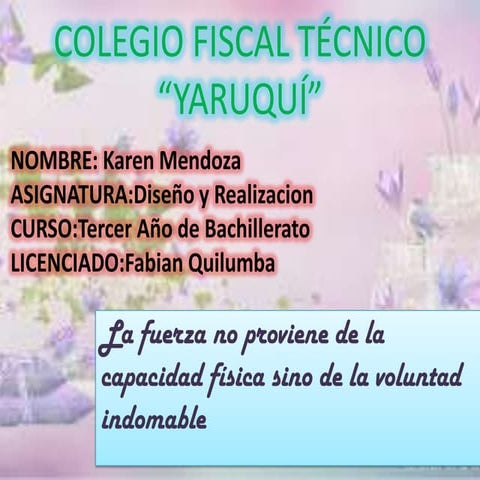 Trabajo de diceño y realizacion