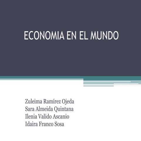 Economía en el mundo