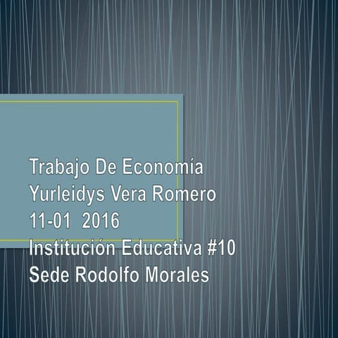 Trabajo de economía