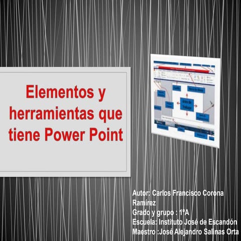 Herramientas y elementos de Power Point