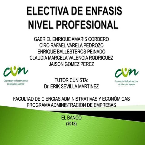 Trabajo de electiva de enfasis nivel profesional   erik sevilla martinez