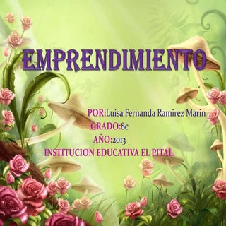 Trabajo de emprendimiento