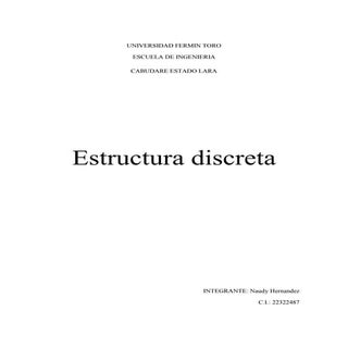 Trabajo de estructura discreta
