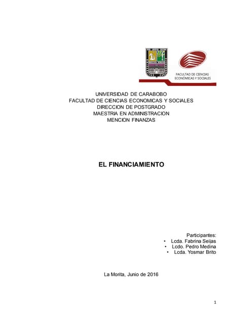 Trabajo de financiamient orev