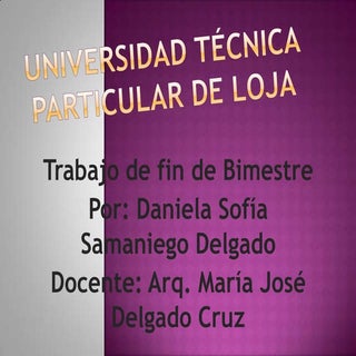 Trabajo de fin de bimestre