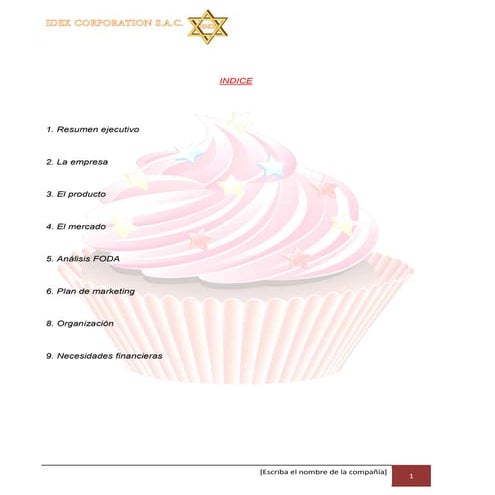 Trabajo sobre cupcakes