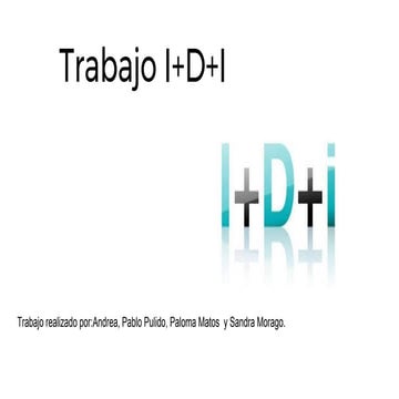 Trabajo de i+d+i