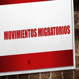 Movimientos Migratorios