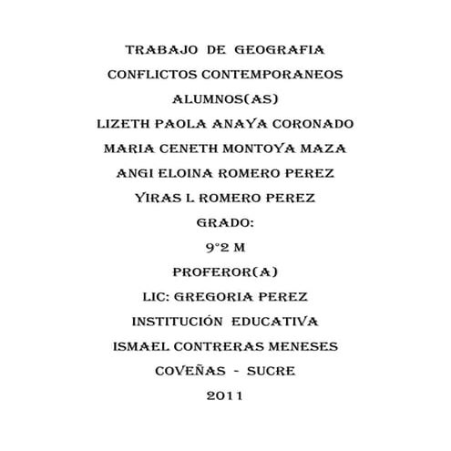 Trabajo de geografia 2