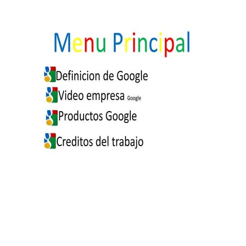 Trabajo de google tiago