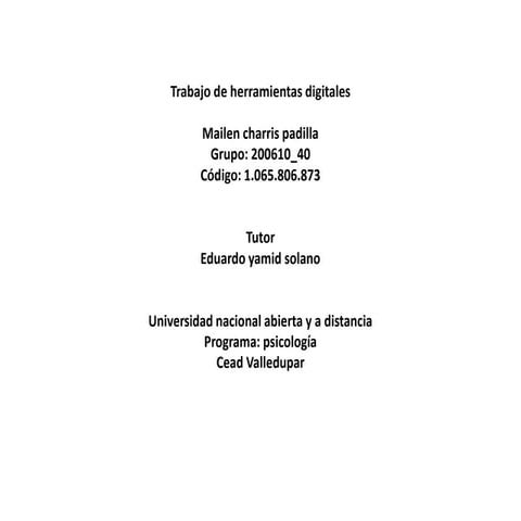 Trabajo de herramientas digitales