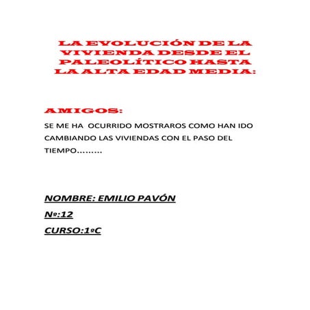 Trabajo ()() de historia (emilio pavón cabeza)