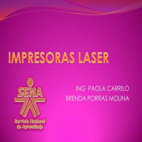 Definicion y funciones de las impresoras laser