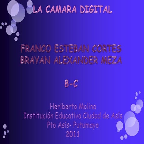 Trabajo camara digital