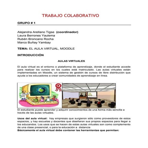 Trabajodeinformatica elaulavirtualmoodle