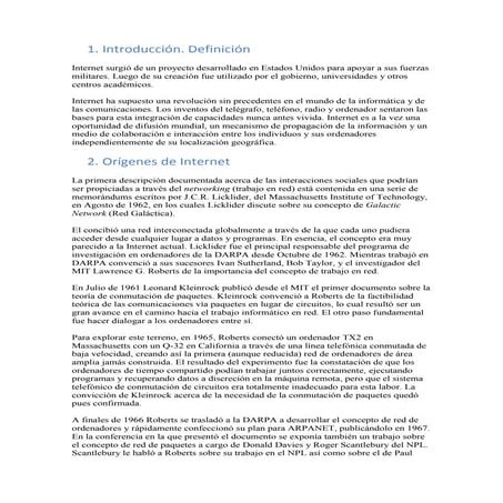 Trabajo de informatica historia de internet y mundos virtuales  ignacio ureña