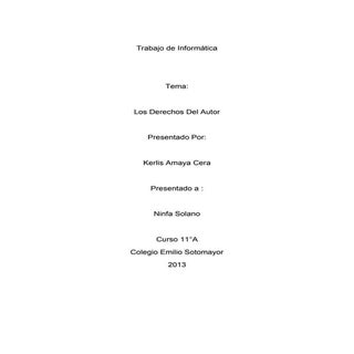 Trabajo de informática