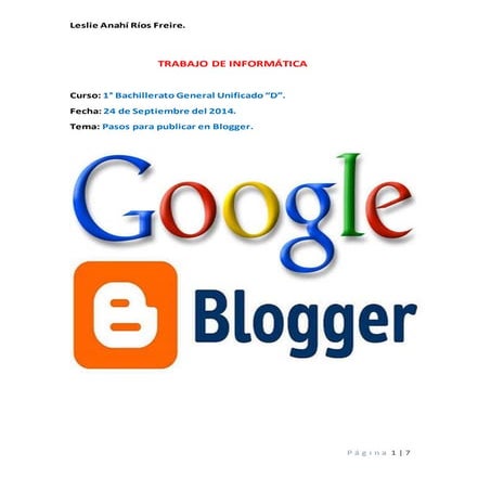 Trabajo de informática