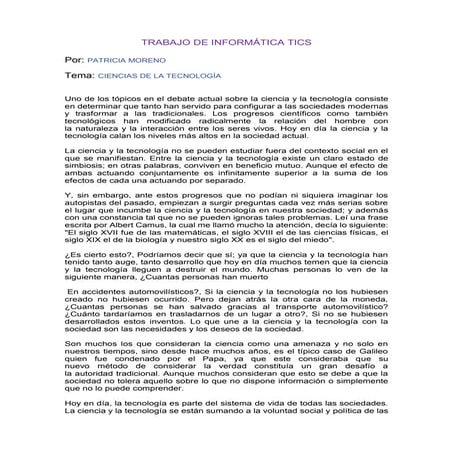 Trabajo de informática tics
