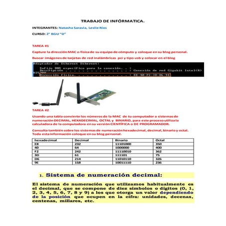 Trabajo de infórmatica