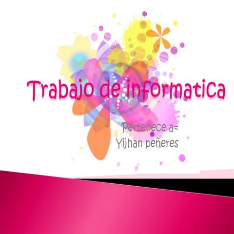 Trabajo de infromatica