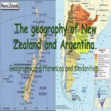geography of argentina and new zealand