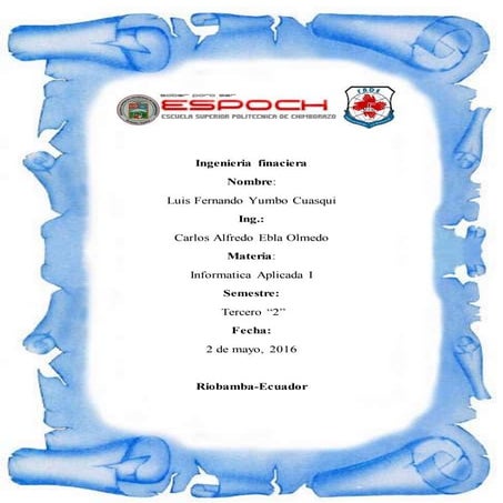 Luis Fernando Yumbo Cuasqui 