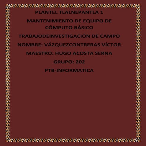 Trabajo de Investigacion 