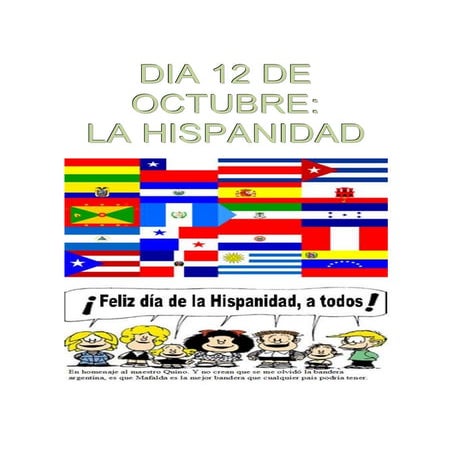 Trabajo del dia de la hispanidad