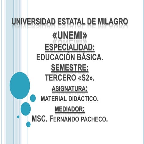 Trabajo de material didactico