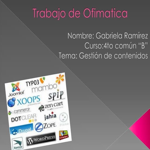 Trabajo de ofimatica