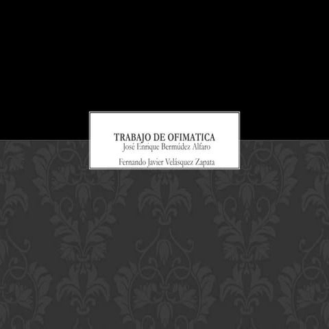 Trabajo de ofimatica