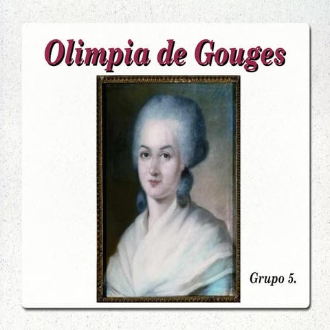 Trabajo de olympia de gouges