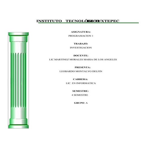 Trabajo de programacion 1 