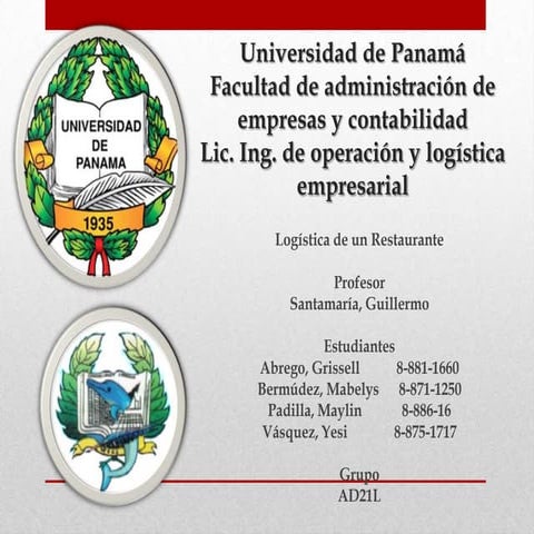  logistica de un restaurante