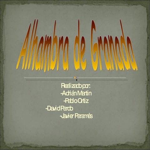 La Alhambra de Granada