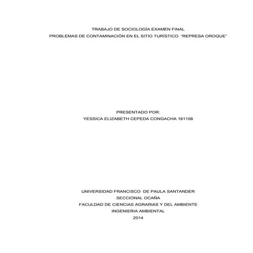 Trabajo de sociología examen final