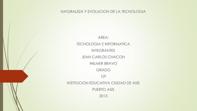Trabajo de tecnologia