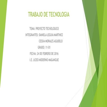 proyecto tecnologico