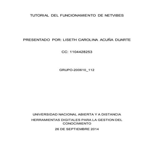 Trabajo de tutorial del funcionamiento de netvibes l