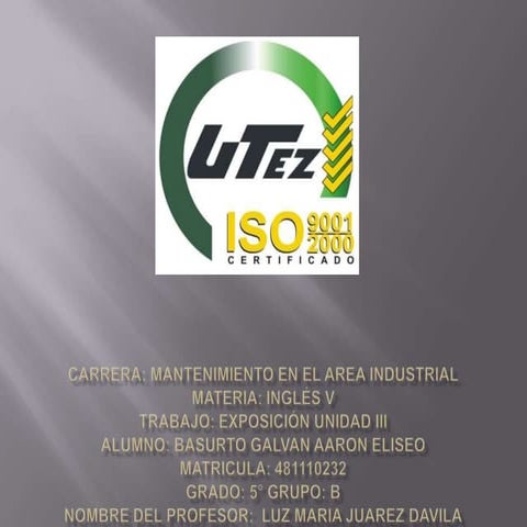 Trabajo de unidad iii