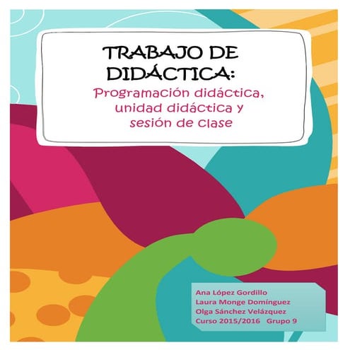 Trabajo didáctica