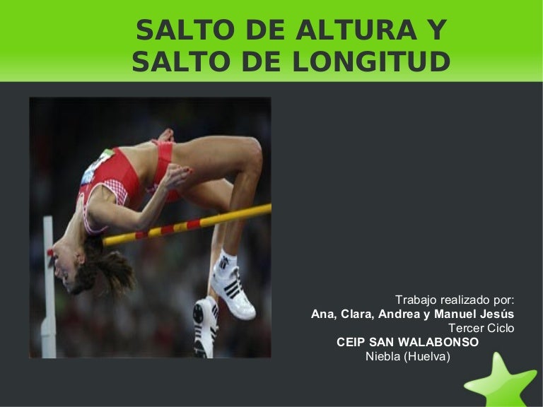 Que es un salto de altura