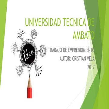 Trabajo emprendimiento