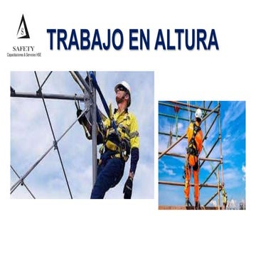 Trabajo en Altura PARA TRABAJOS CRITICOS