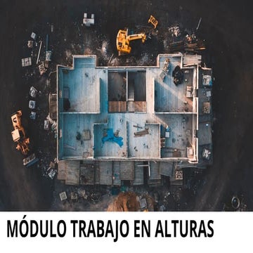 TRABAJO EN ALTURAStrabajo con seguridad..