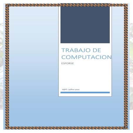 Trabajo en clase de computacion avanzada