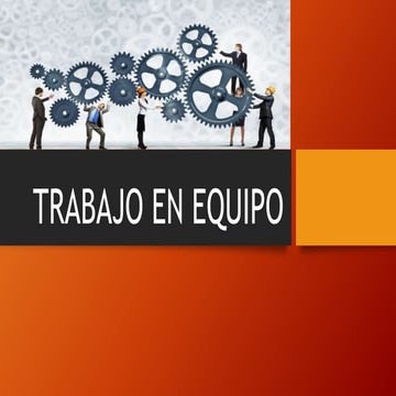 Trabajo en equipo